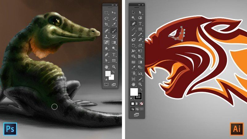 photoshop-vs-illustrator photoshop-vs-illustrator