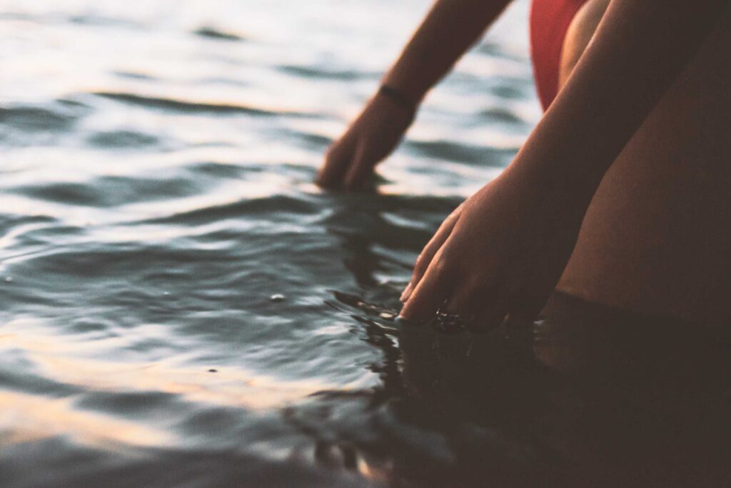 person in water during daytime