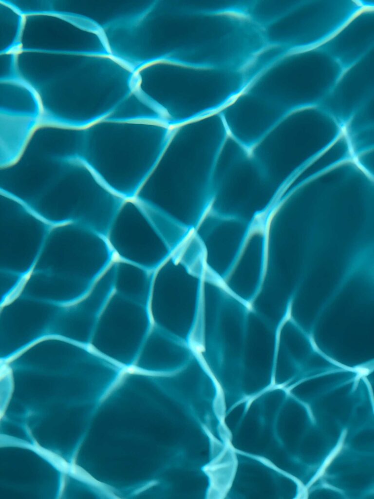 blue water