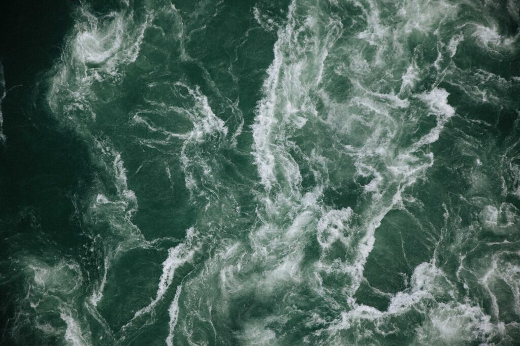 bird’s eye photography of body of water