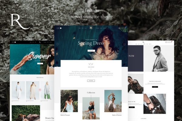 时尚服装品牌WooCommerce网上商城WordPress主题模板 Rion – Fashion WordPress Theme for WooCommerce