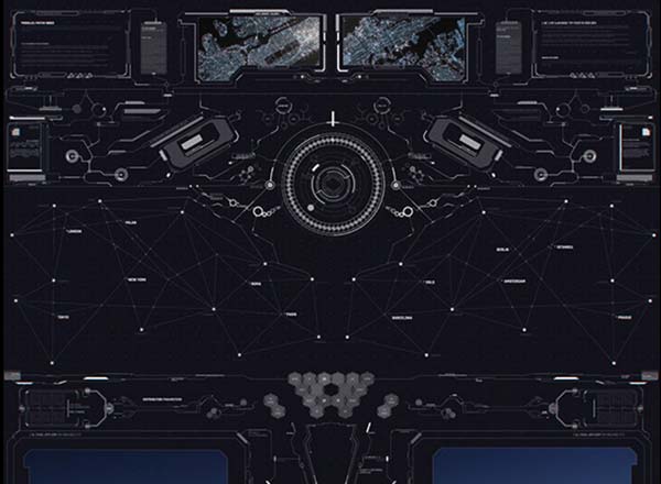 HUD的UI概念AE素材包下载[AEP]