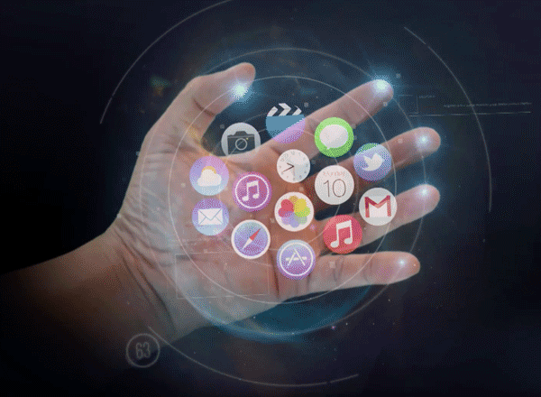 未来虚拟现实交互模拟特效展示效果视频模版下载[AEP]