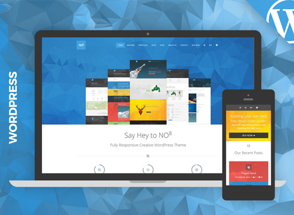 创意风格 WordPress 主题 NO8 WP – Creative Agency Portfolio Theme