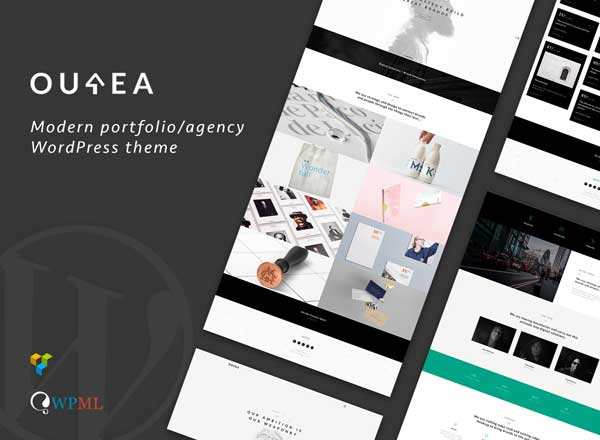 现代创意 WordPress 主题 Ourea – Creative Portfolio / Agency WP Theme