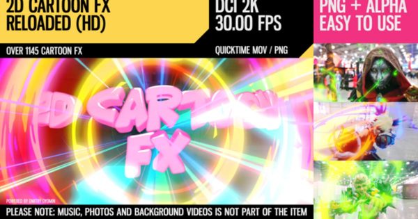 2D卡通FX视频特效 2D Cartoon FX