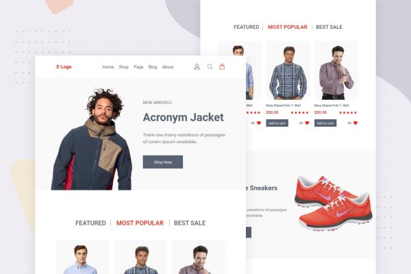 电商平台推广EDM邮件模板 Retail Sale – Email Newsletter